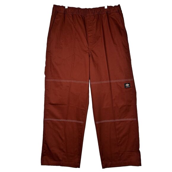 Dickies Skateboarding Summit Pants Men’s XL Fired Brick Relaxed Fit NWT - Picture 1 of 14